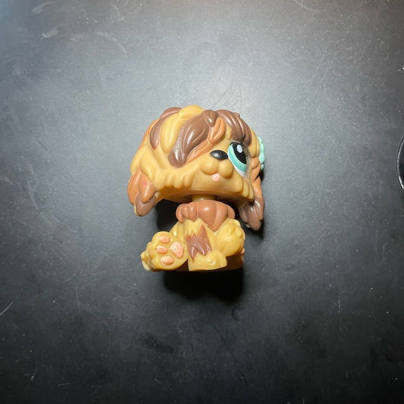 LPS Littlest Pet Shop 1077 Sheepdog Brown
Green Flower Green Dot Eye Hasbro #344 - Picture 2 of 6